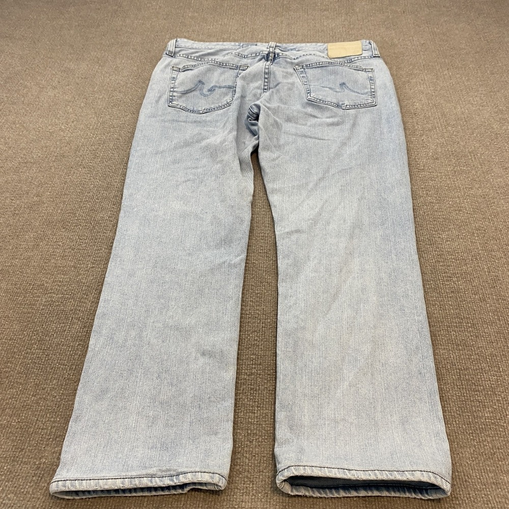 AG Adriano Goldschmied Everett Jeans Mens 38x30 Hemmed Blue Slim Denim Pants